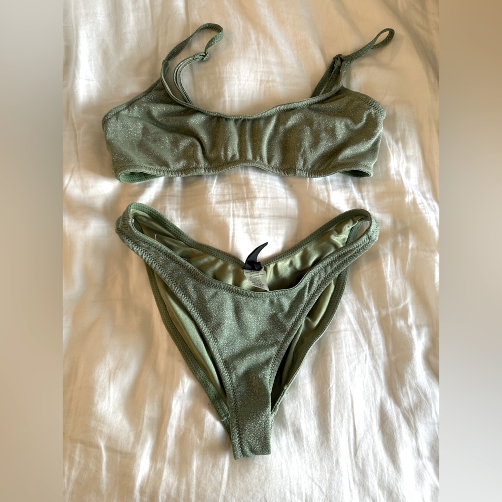 TRIANGL FAWN SPARKLE BIKINI SIZE SMALL